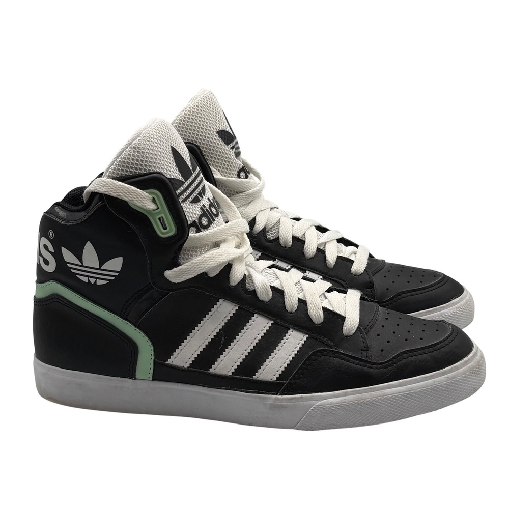 Adidas Originals‎ Extaball Mid S75003 Black White Mint High Top Shoes Men's 8